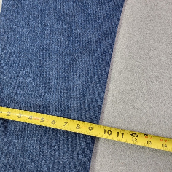 Cabela's Roughneck Jeans Mens 40x32 Blue Flannel Lined Relaxed Fit Denim Pants - Picture 12 of 16